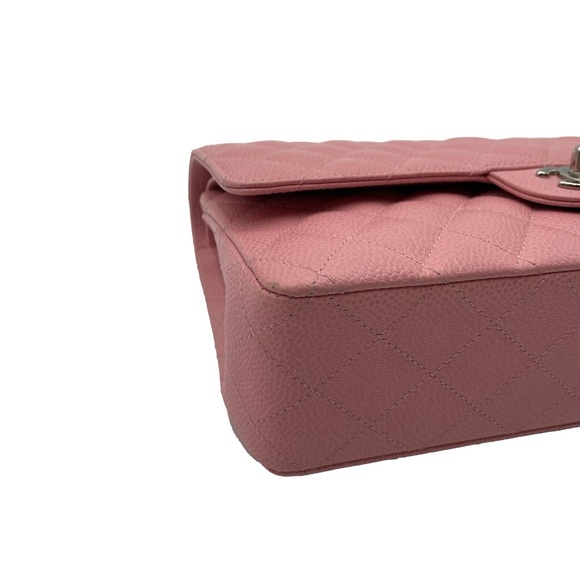 ✨$7800✨ Chanel Pink Caviar Double Flap Shoulder Bag - Picture 3 of 11